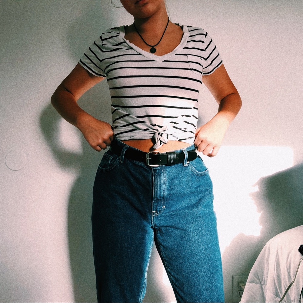 striped tee